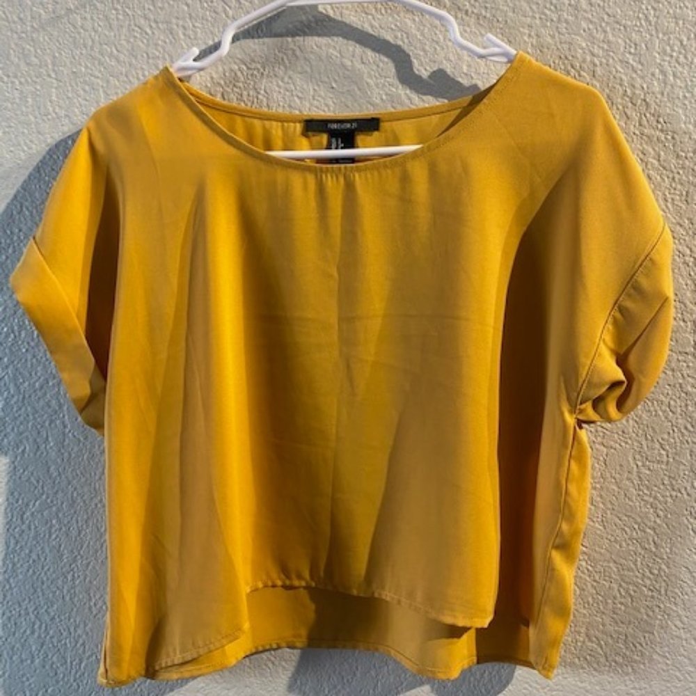 Yellow Sheer Top